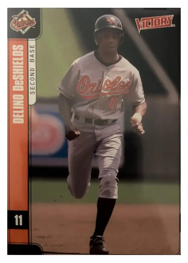 2001 Upper Deck Victory Delino DeShields #111 card