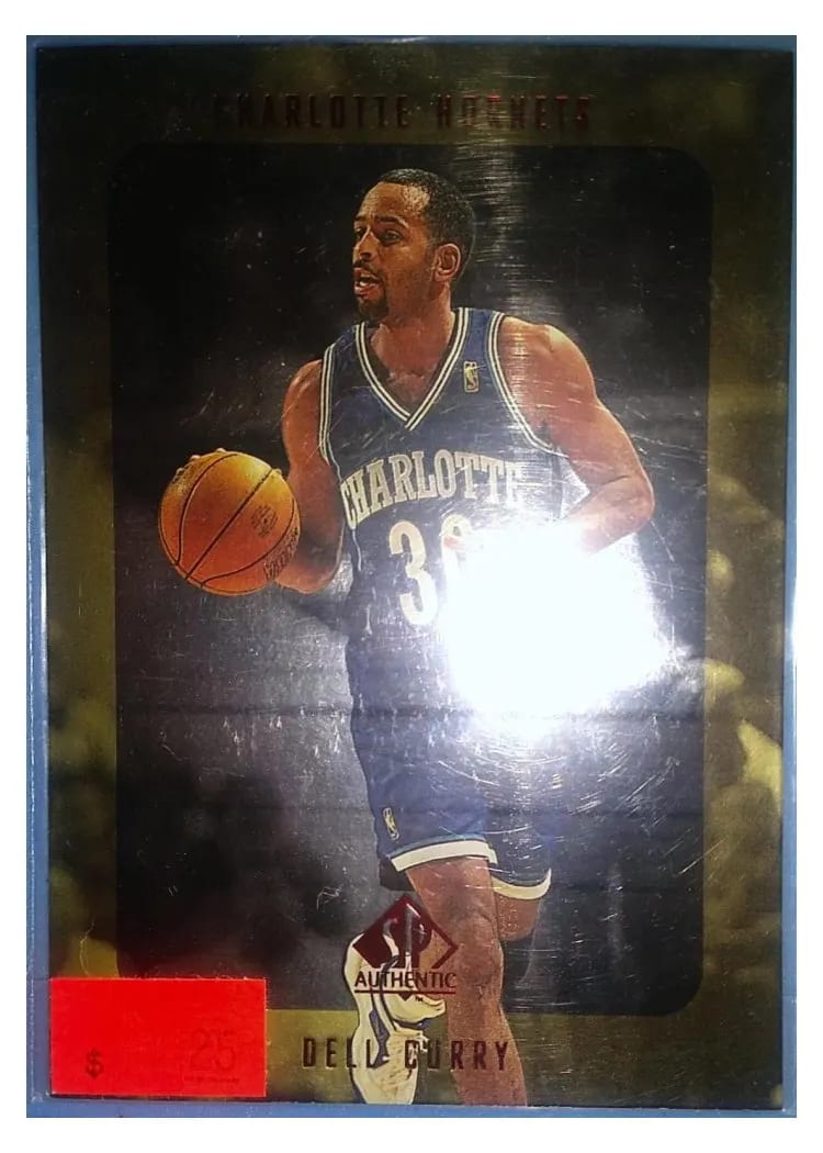 1998 Upper Deck Dell Curry #14 card