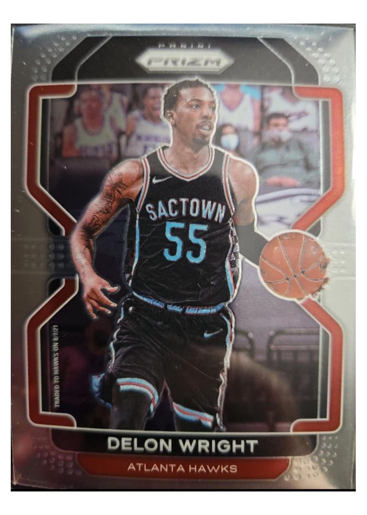2021-22 Panini Prizm Base Set Delon Wright #57 card