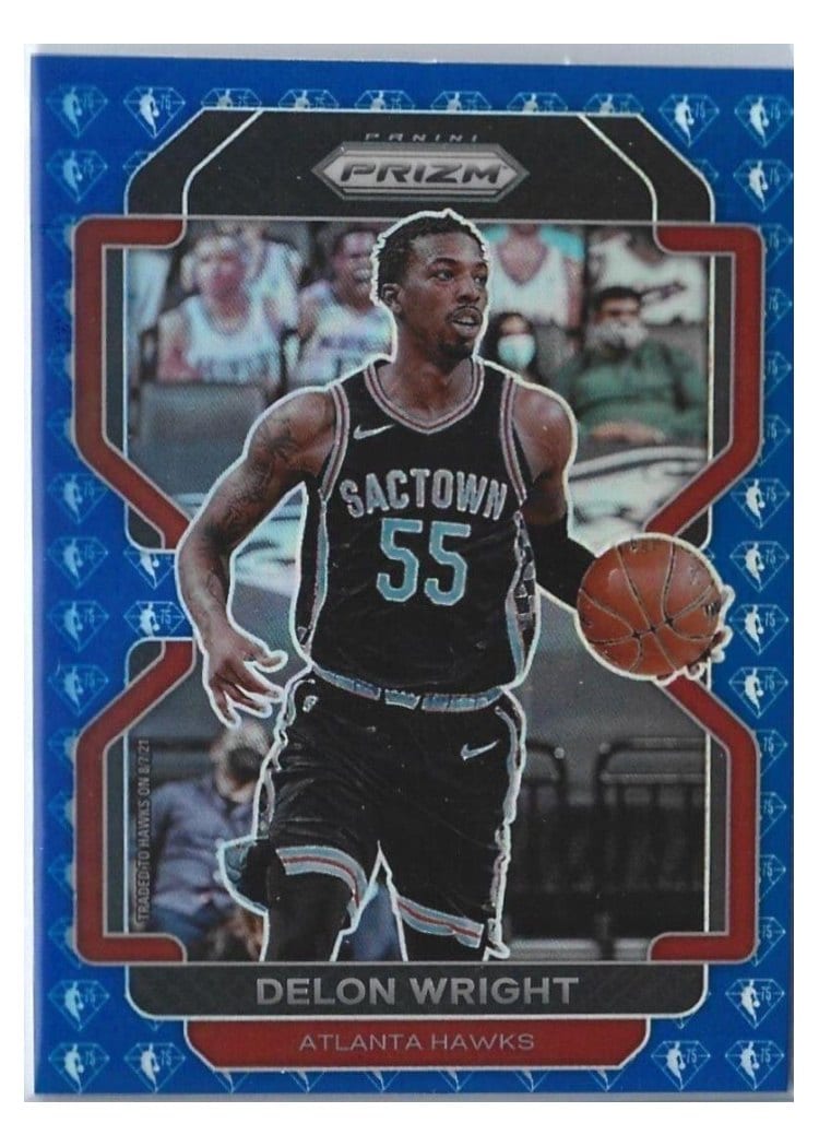 2021-22 Panini Prizm Base Set Delon Wright #57 card