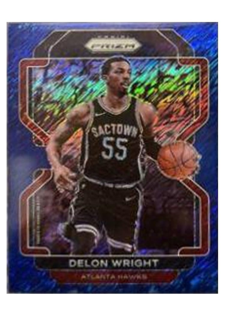 2021-22 Panini Prizm Base Set Delon Wright #57 card