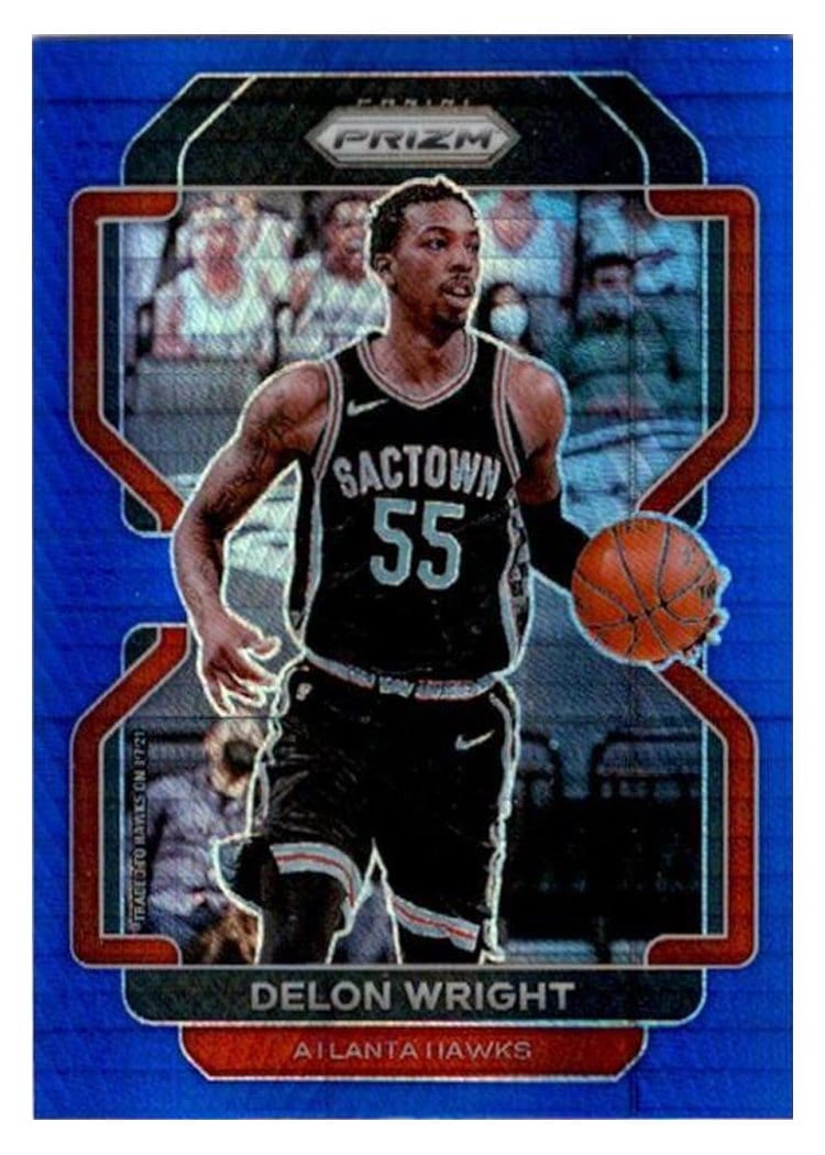 2021-22 Panini Prizm Base Set Delon Wright #57 card