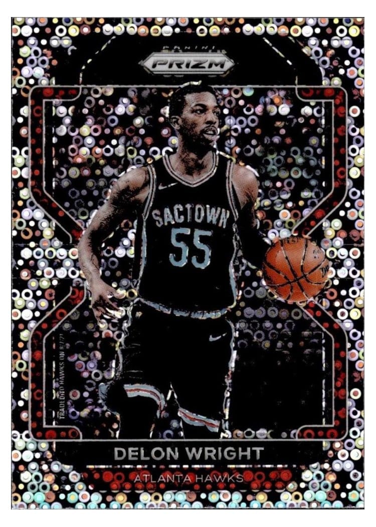 2021-22 Panini Prizm Base Set Delon Wright #57 card