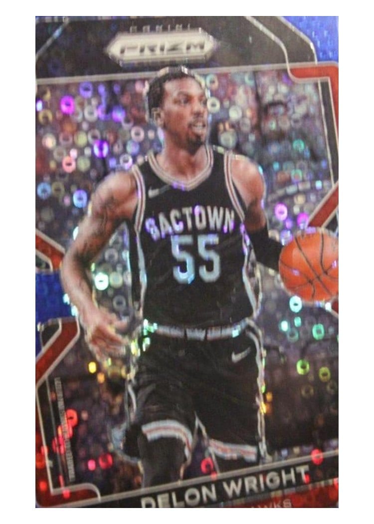 2021-22 Panini Prizm Base Set Delon Wright #57 card