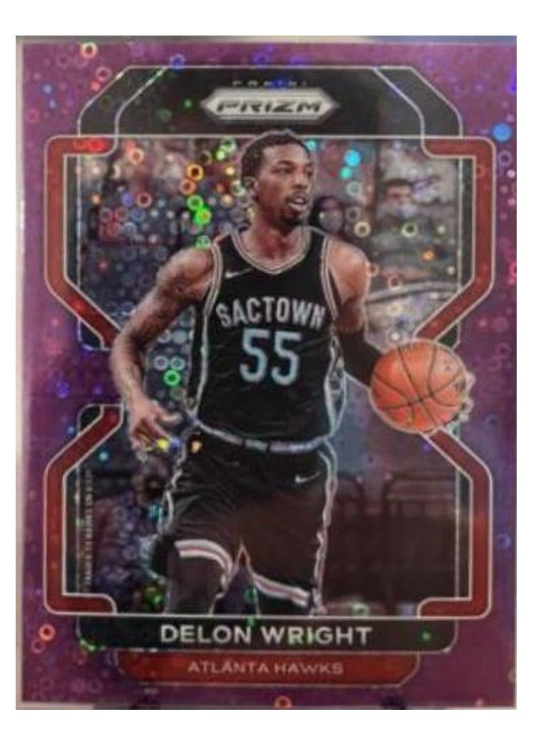 2021-22 Panini Prizm Base Set Delon Wright #57 card