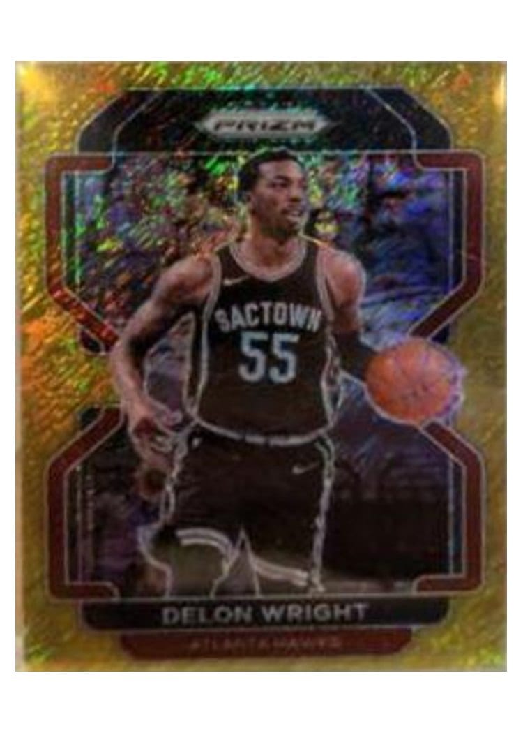 2021-22 Panini Prizm Base Set Delon Wright #57 card