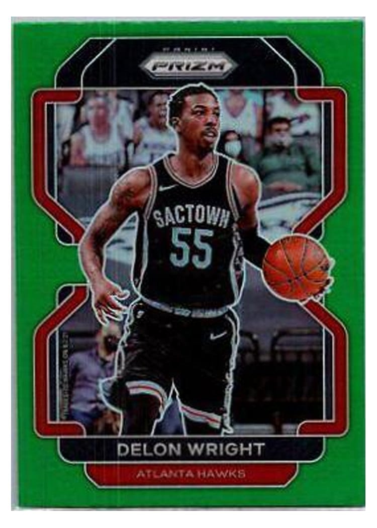 2021-22 Panini Prizm Base Set Delon Wright #57 card