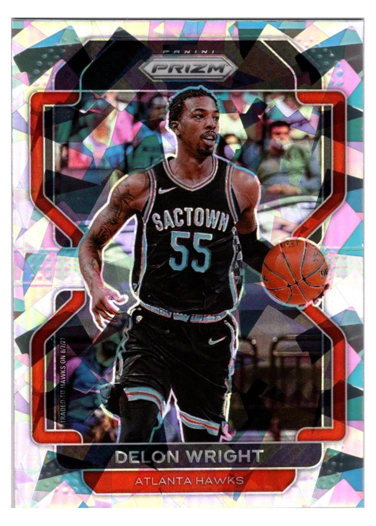 2021-22 Panini Prizm Base Set Delon Wright #57 card