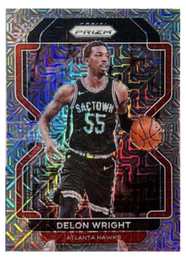 2021-22 Panini Prizm Base Set Delon Wright #57 card