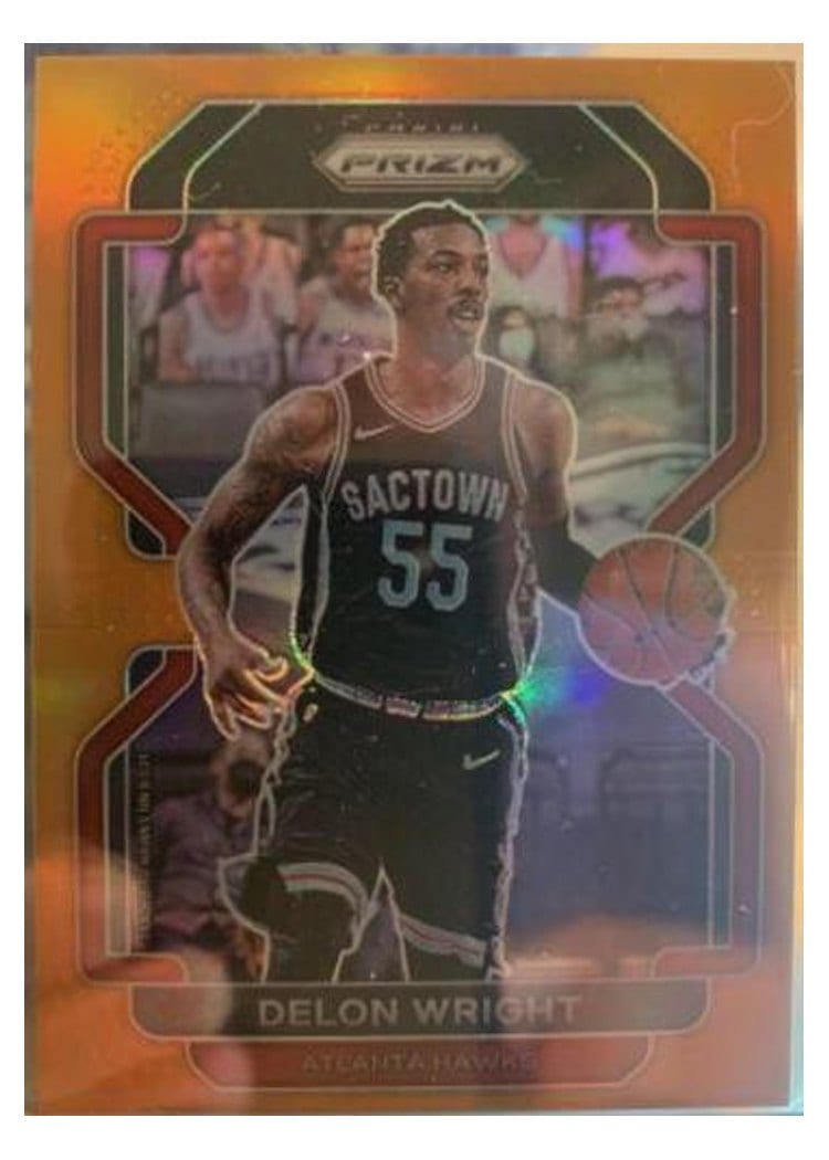 2021-22 Panini Prizm Base Set Delon Wright #57 card