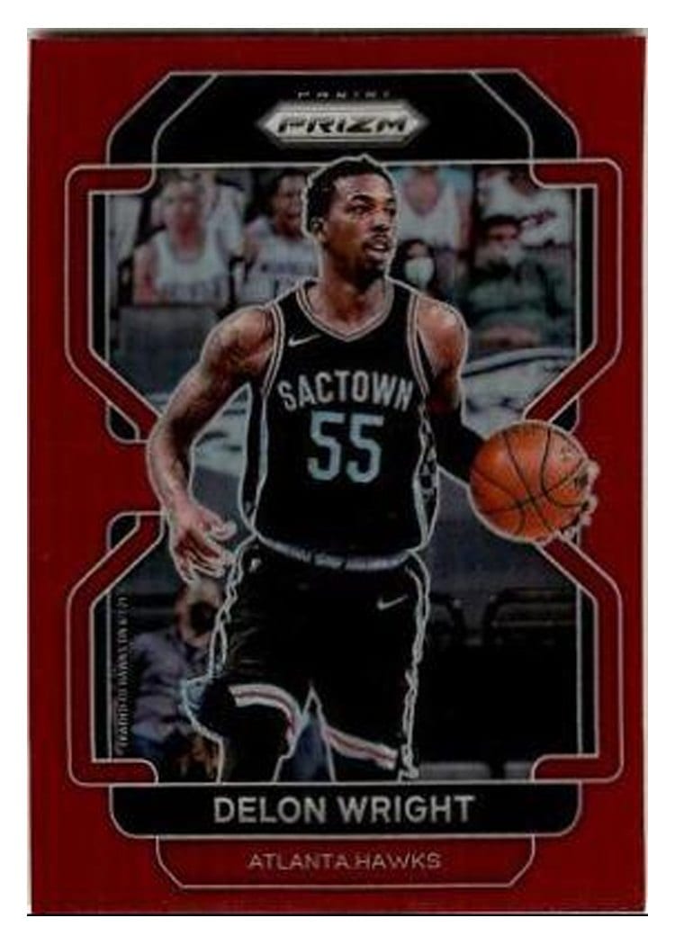 2021-22 Panini Prizm Base Set Delon Wright #57 card