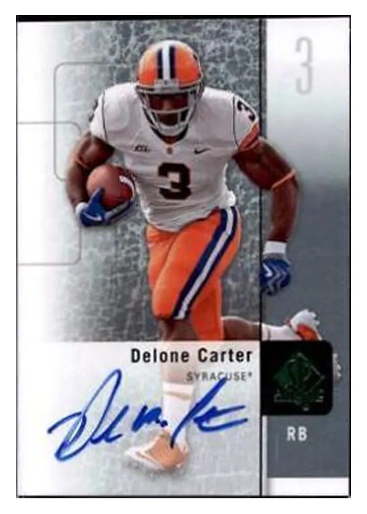 2011 SP Authentic Delone Carter #75 card