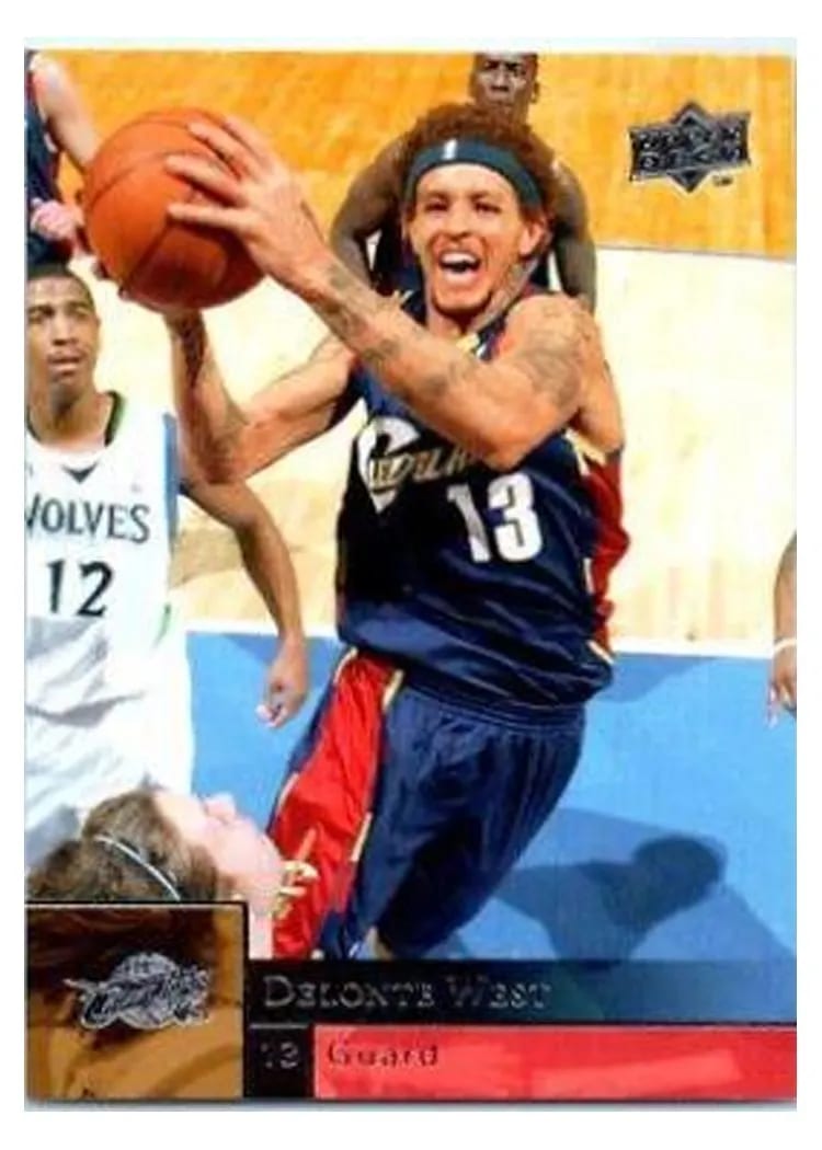 2009 Upper Deck Delonte West #31 card