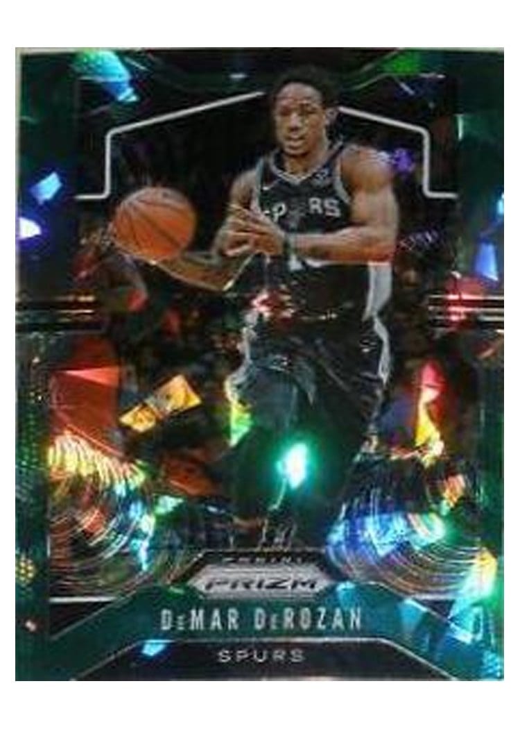 2019-20 Panini Prizm Base Set DeMar DeRozan Green Ice Prizm #134 card