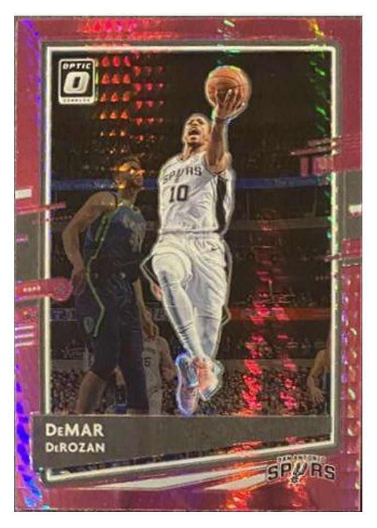 2020-21 Donruss Optic Base Set DeMar DeRozan Hyper Pink #36 card