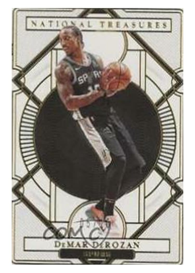 2020-21 Panini National Treasures Base Set DeMar DeRozan #73 card