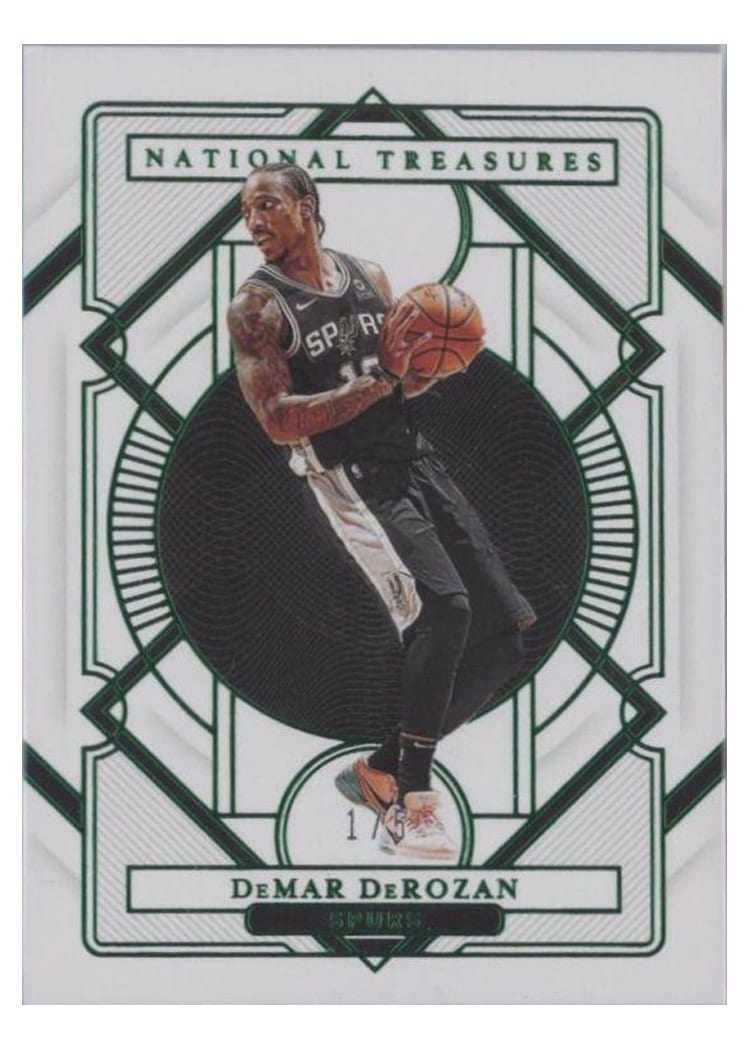 2020-21 Panini National Treasures Base Set DeMar DeRozan #73 card