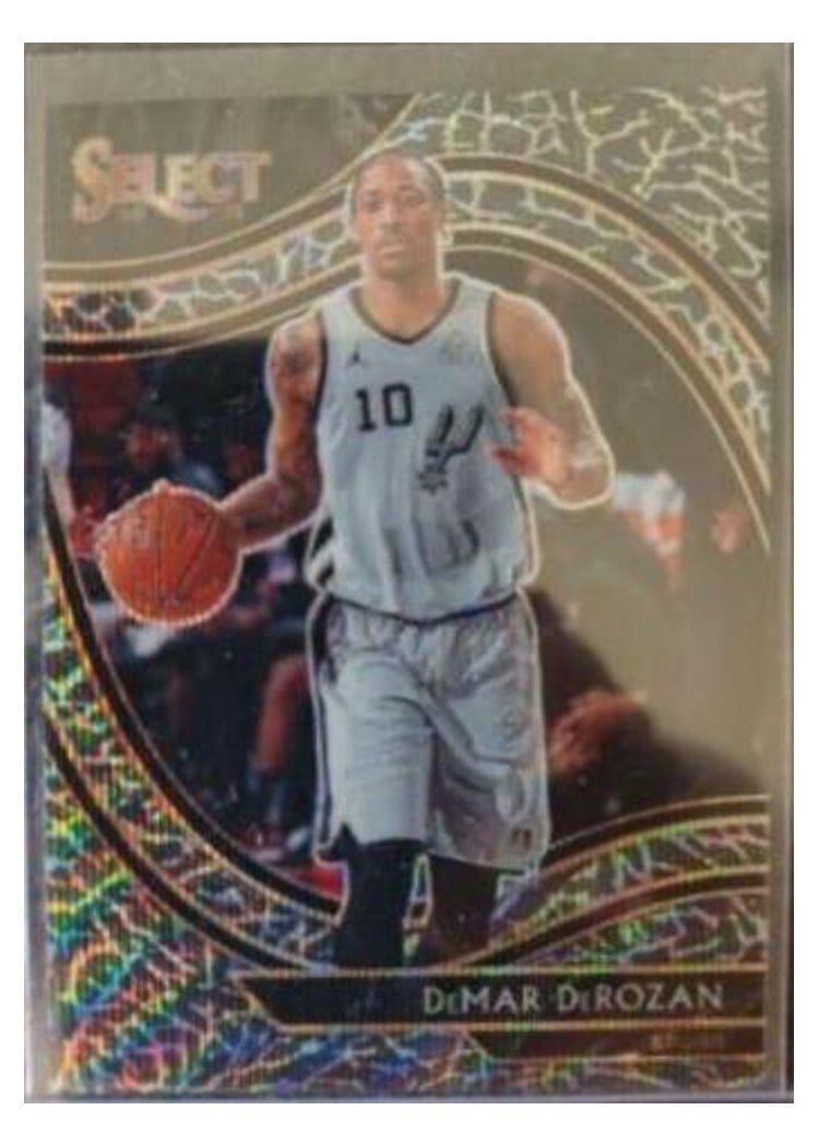2020-21 Panini Select Base Set DeMar DeRozan Elephant Prizm #220 card
