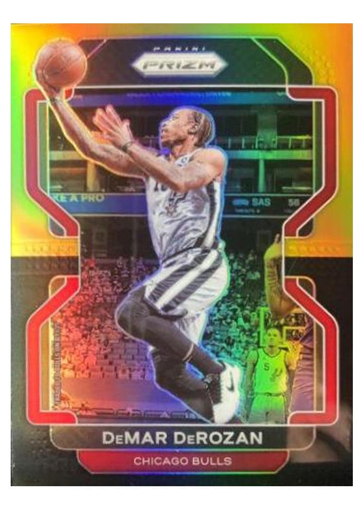 2021-22 Panini Prizm Base Set DeMar DeRozan #113 card