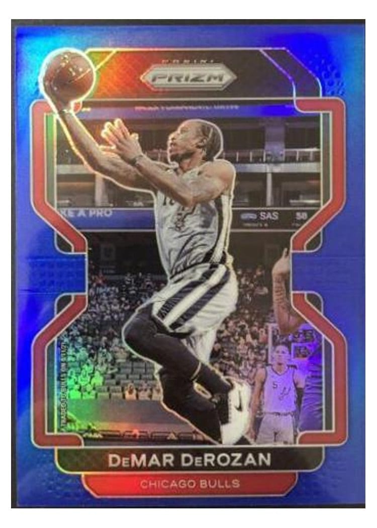 2021-22 Panini Prizm Base Set DeMar DeRozan #113 card