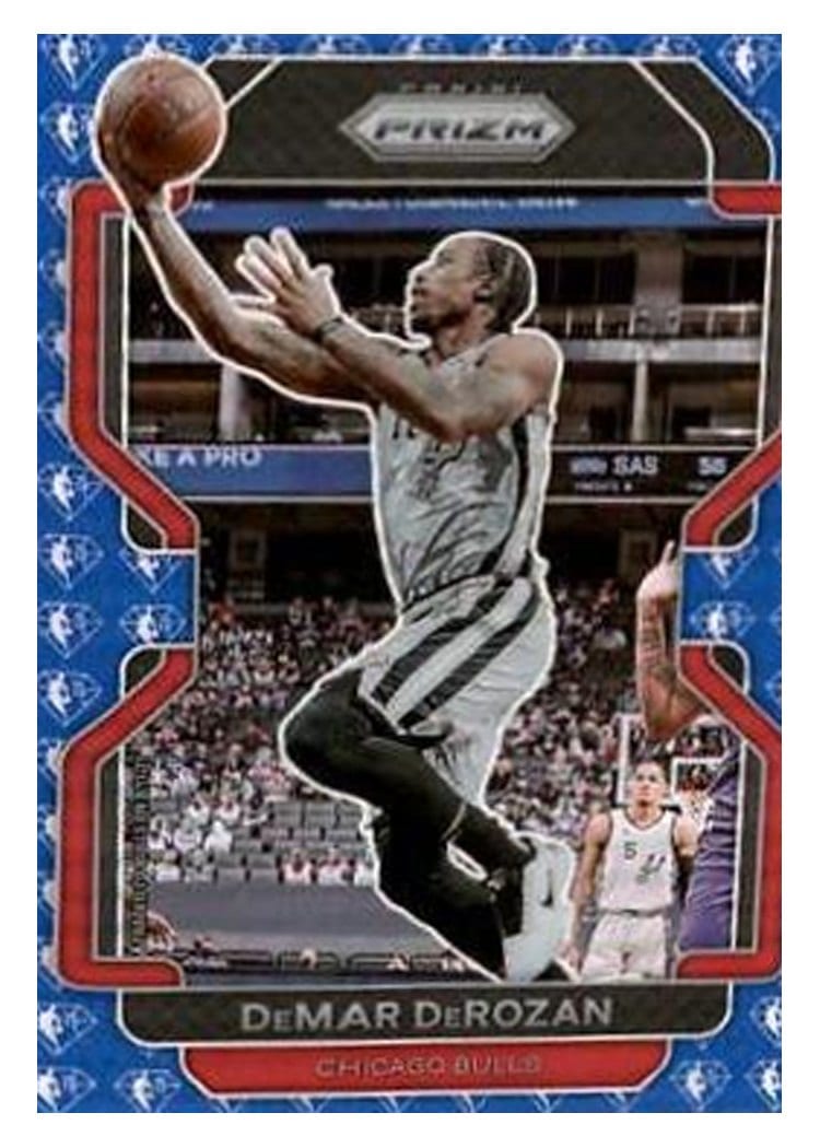 2021-22 Panini Prizm Base Set DeMar DeRozan #113 card