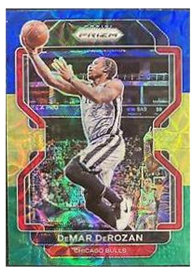 2021-22 Panini Prizm Base Set DeMar DeRozan #113 card