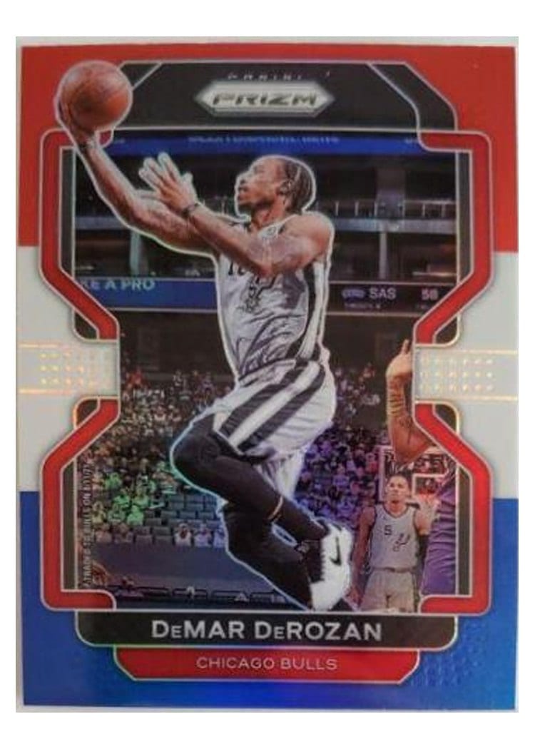 2021-22 Panini Prizm Base Set DeMar DeRozan #113 card