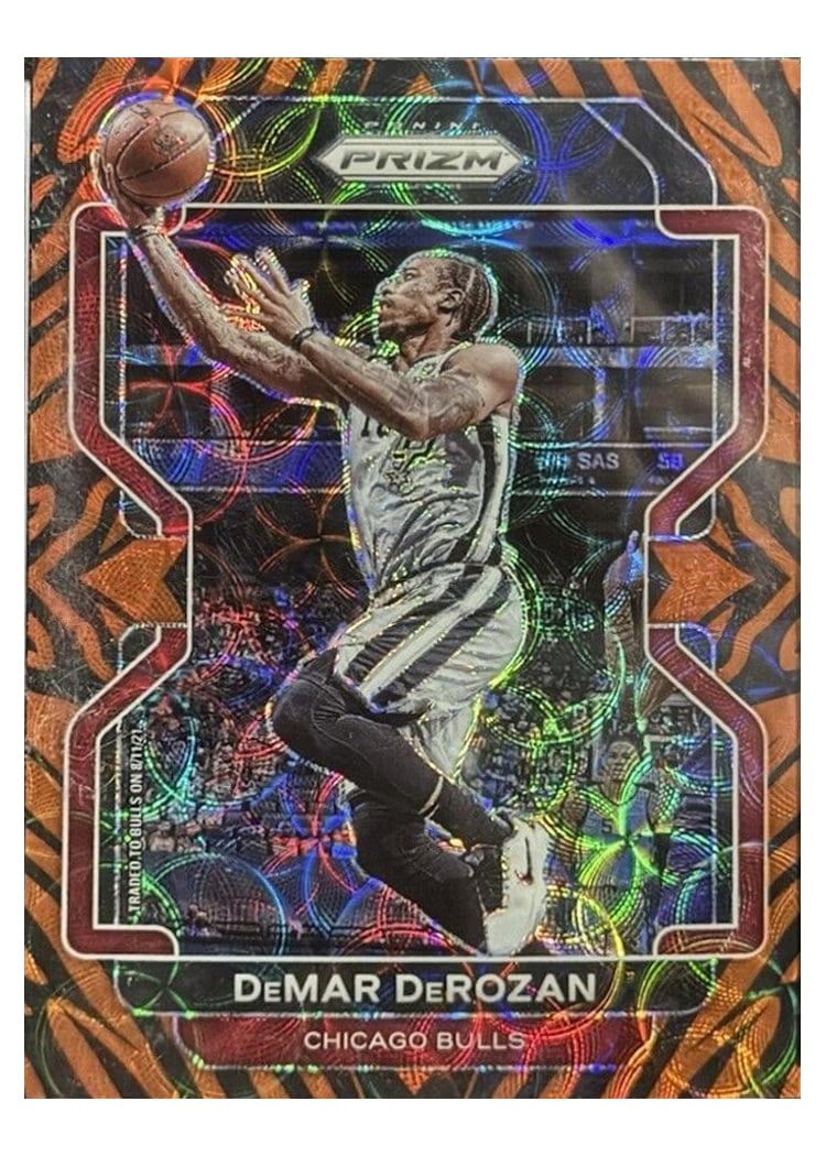 2021-22 Panini Prizm Base Set DeMar DeRozan #113 card