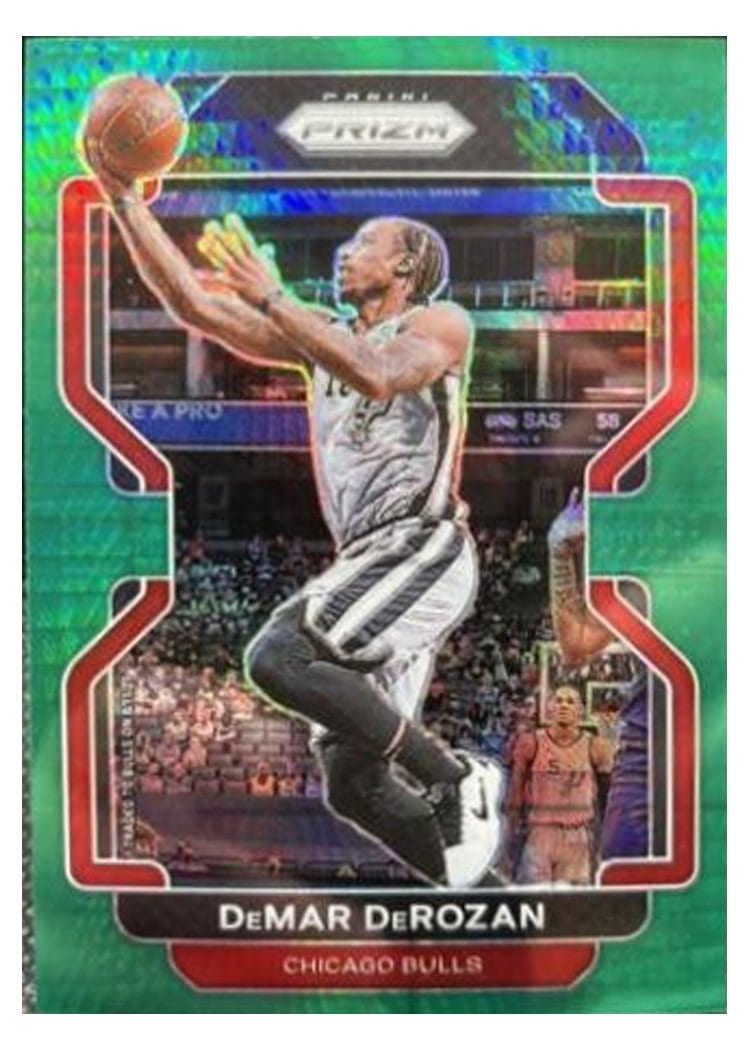 2021-22 Panini Prizm Base Set DeMar DeRozan #113 card