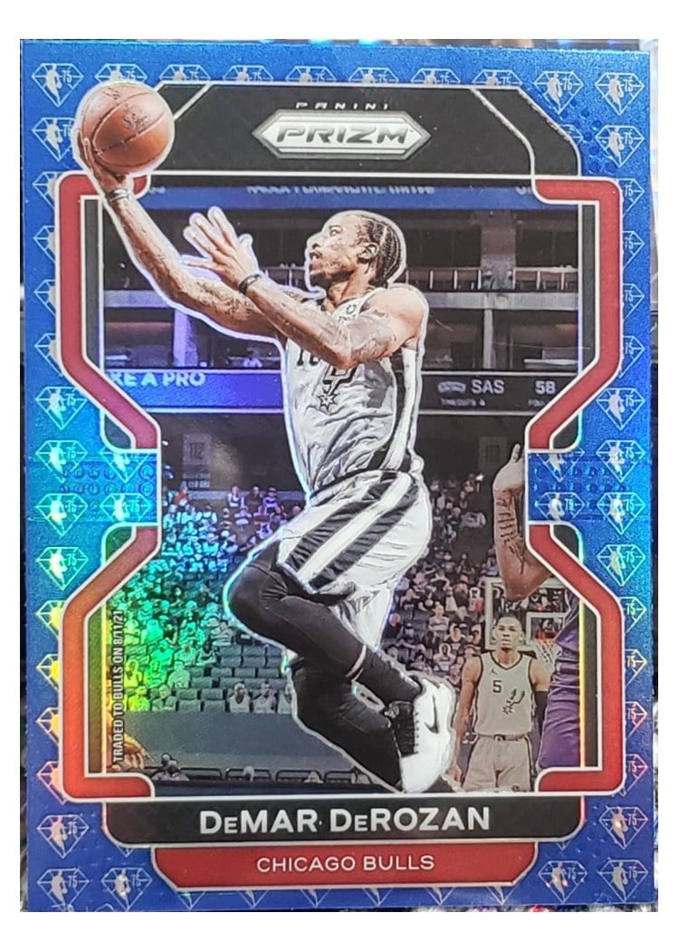 2021-22 Panini Prizm Base Set DeMar DeRozan #113 card