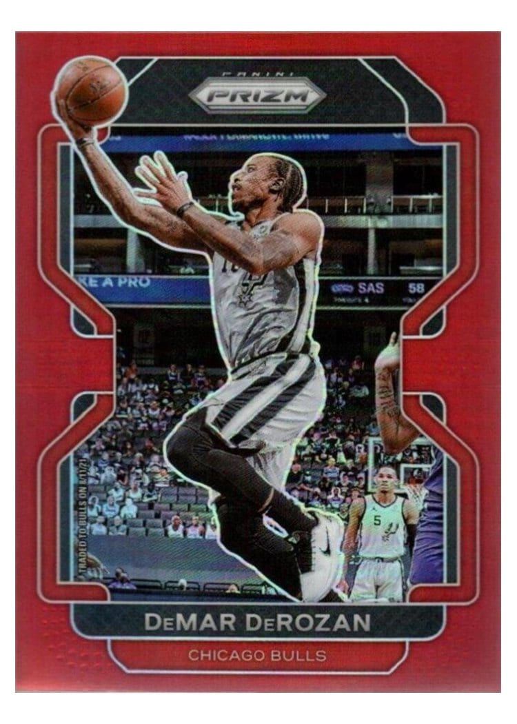 2021-22 Panini Prizm Base Set DeMar DeRozan #113 card