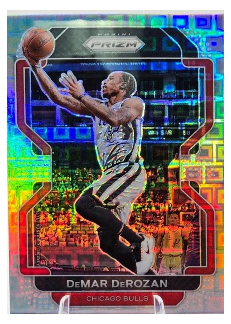 2021-22 Panini Prizm Base Set DeMar DeRozan #113 card