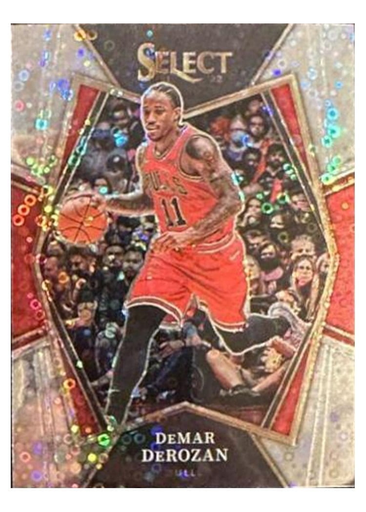 2021-22 Panini Select Base Set DeMar DeRozan #148 card