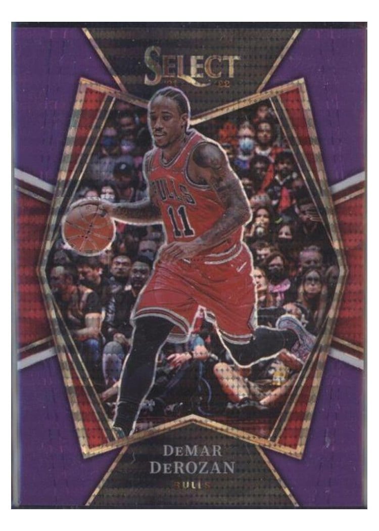 2021-22 Panini Select Base Set DeMar DeRozan #148 card