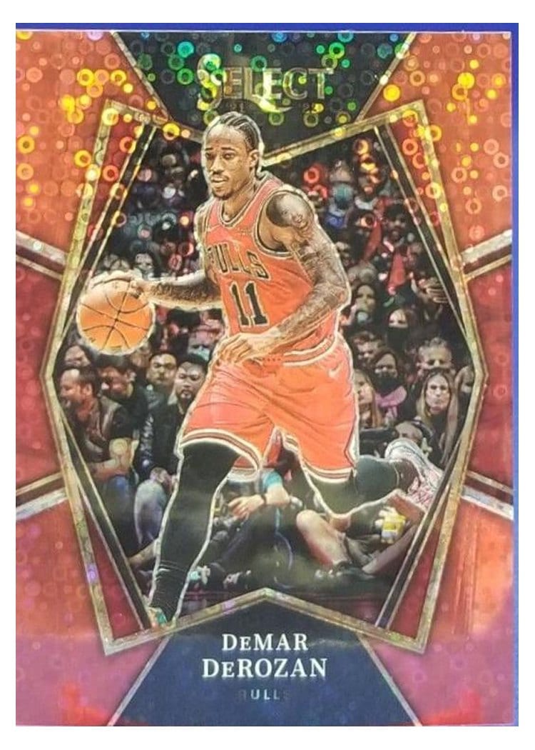 2021-22 Panini Select Base Set DeMar DeRozan #148 card
