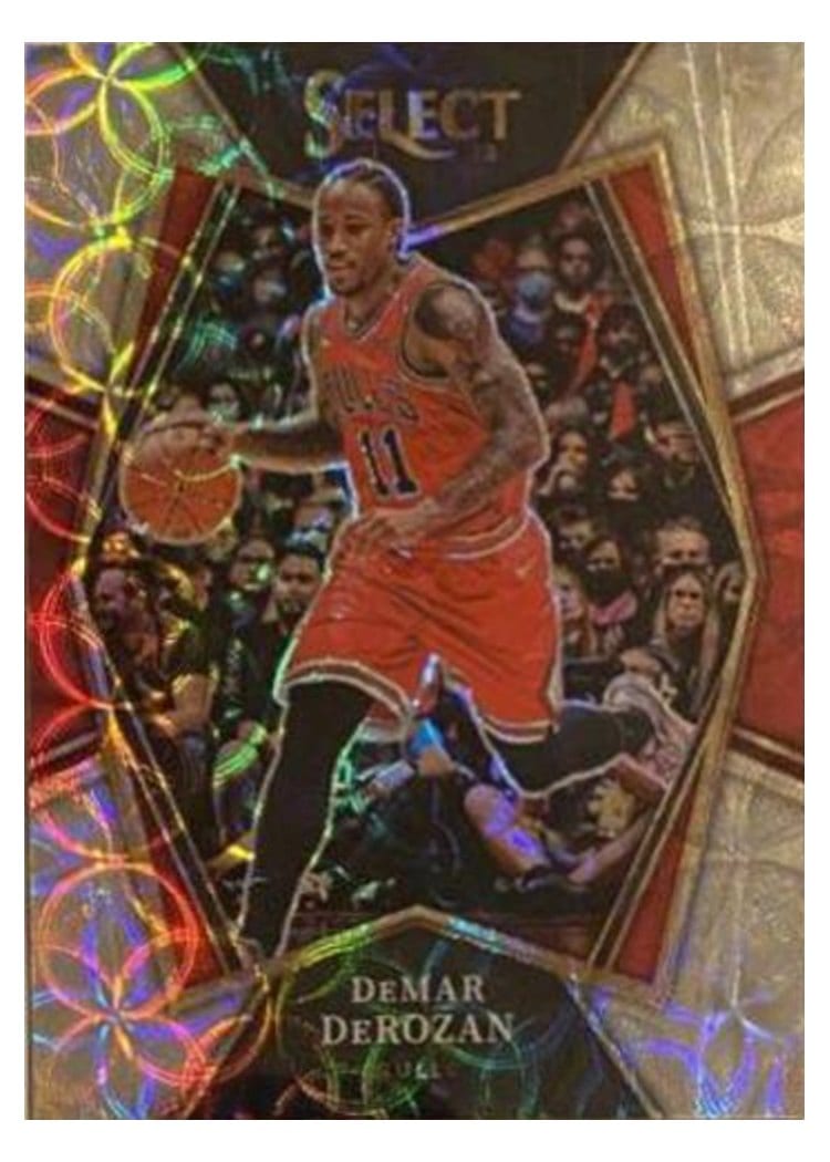 2021-22 Panini Select Base Set DeMar DeRozan #148 card