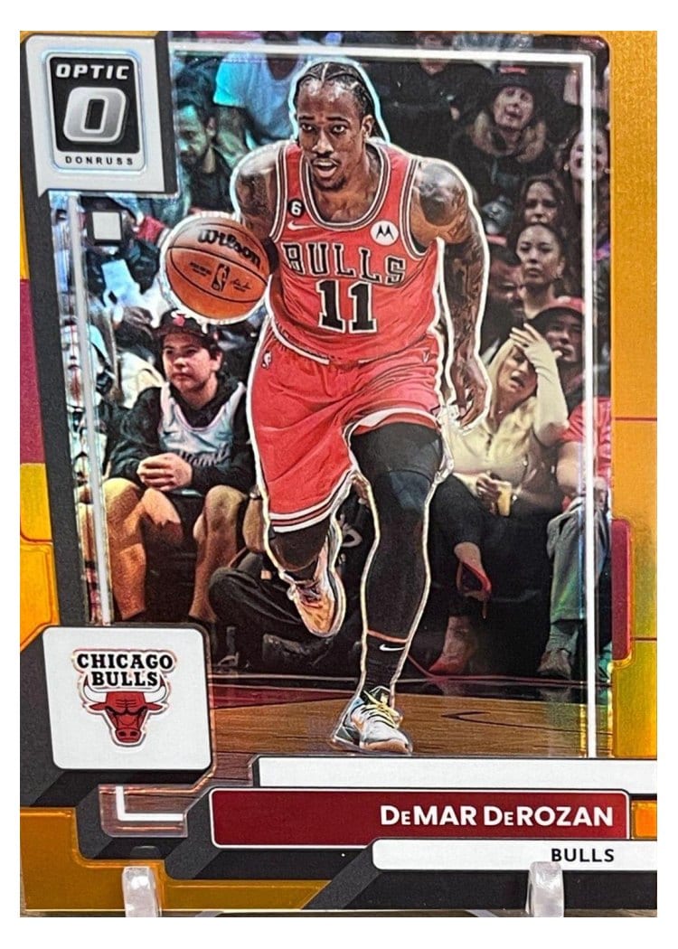 2022-23 Donruss Optic Base Set DeMar DeRozan Orange #65 card