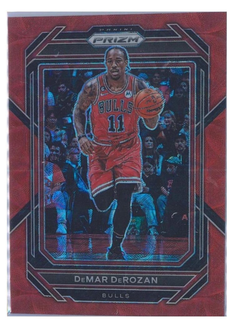 2022-23 Panini Prizm Base Set DeMar DeRozan #72 card