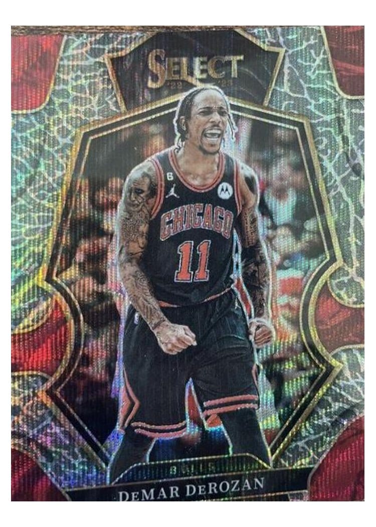 2022-23 Panini Select Base Set DeMar DeRozan #105 card