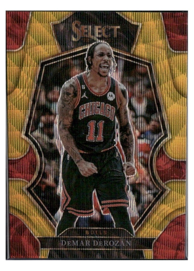 2022-23 Panini Select Base Set DeMar DeRozan #105 card
