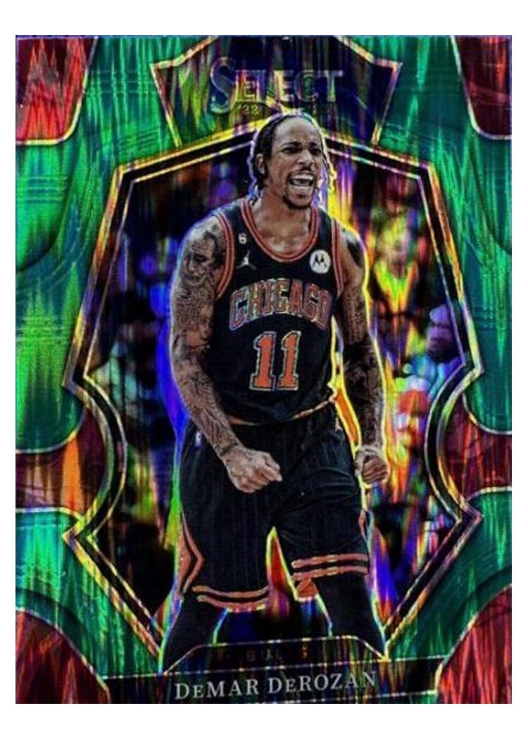2022-23 Panini Select Base Set DeMar DeRozan #105 card