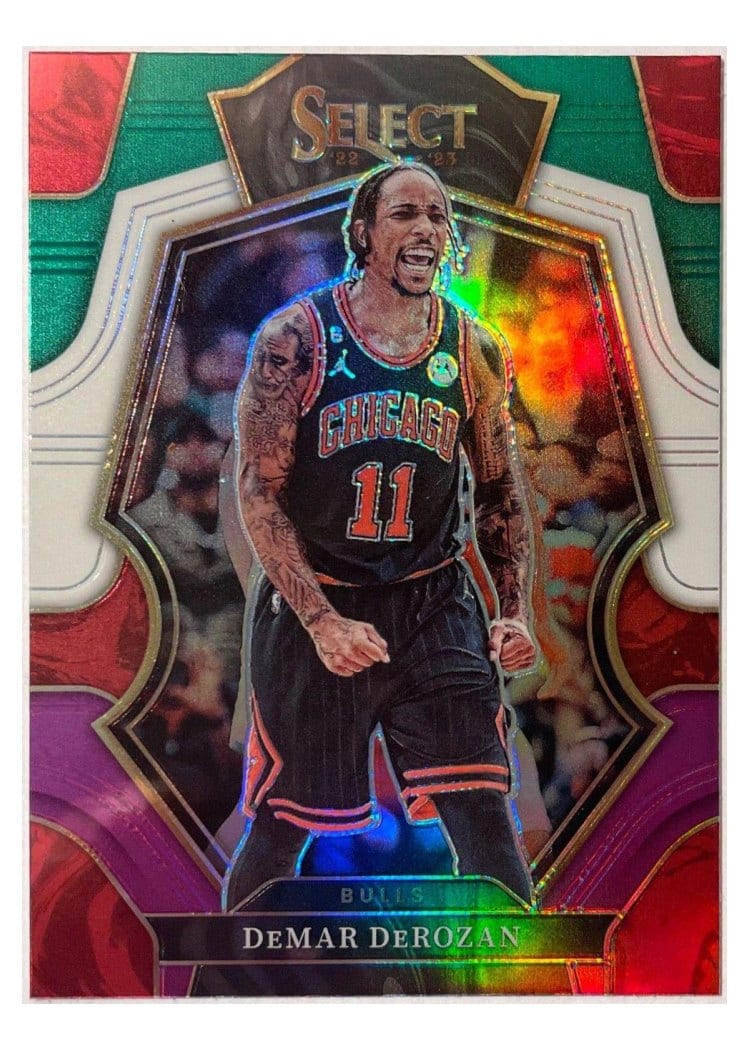 2022-23 Panini Select Base Set DeMar DeRozan #105 card
