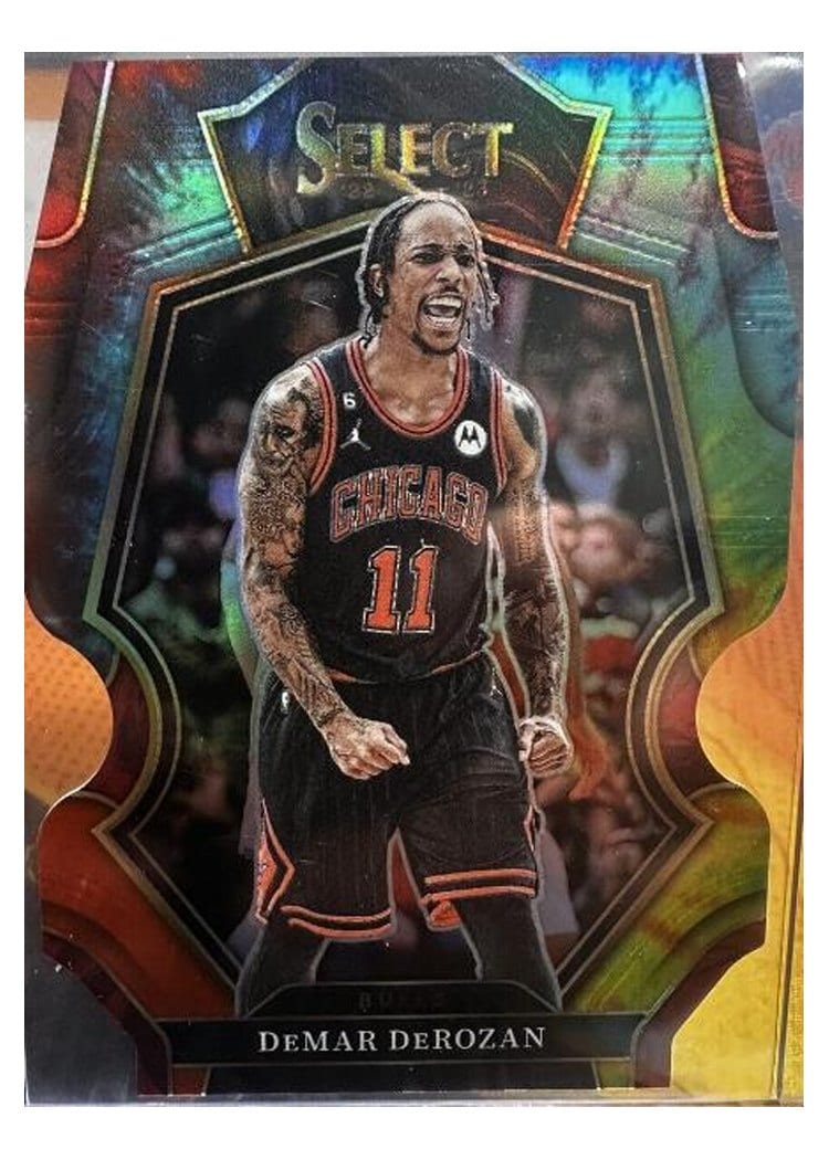2022-23 Panini Select Base Set DeMar DeRozan #105 card