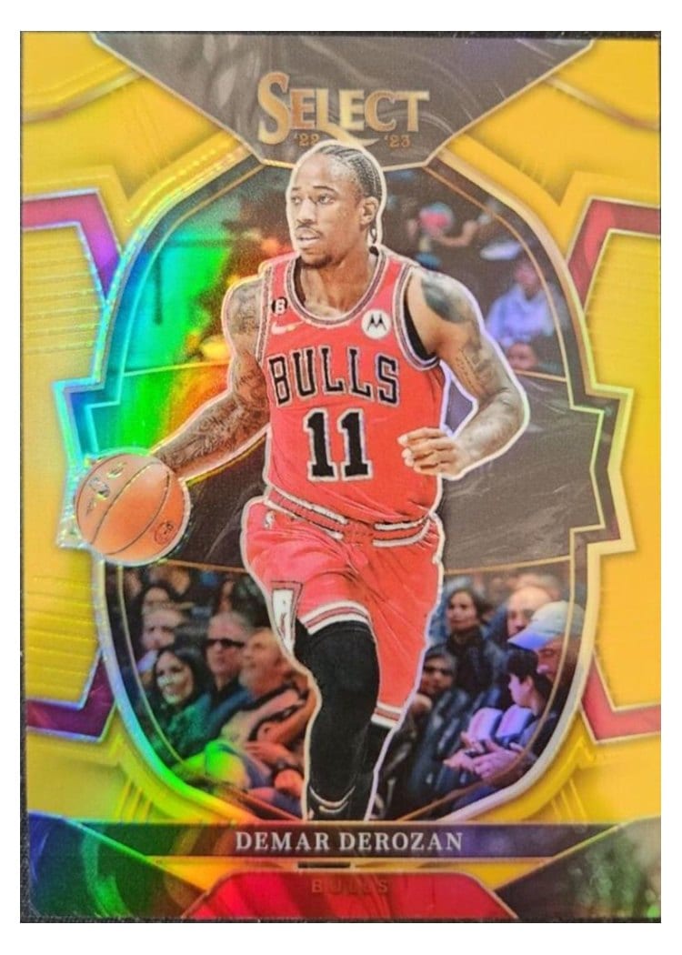 2022-23 Panini Select Base Set DeMar DeRozan #205 card