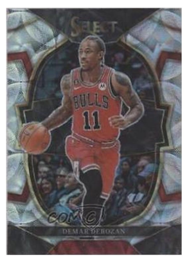 2022-23 Panini Select Base Set DeMar DeRozan Scope Prizm #5 card