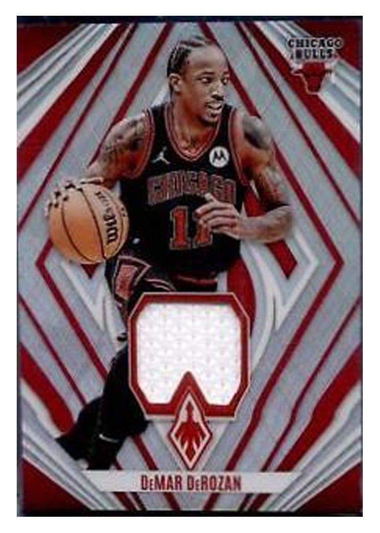 2023-24 Panini Phoenix Veteran Materials DeMar DeRozan #VM-DER card