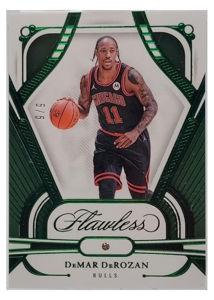 2023 Panini Flawless DeMar DeRozan #35 card