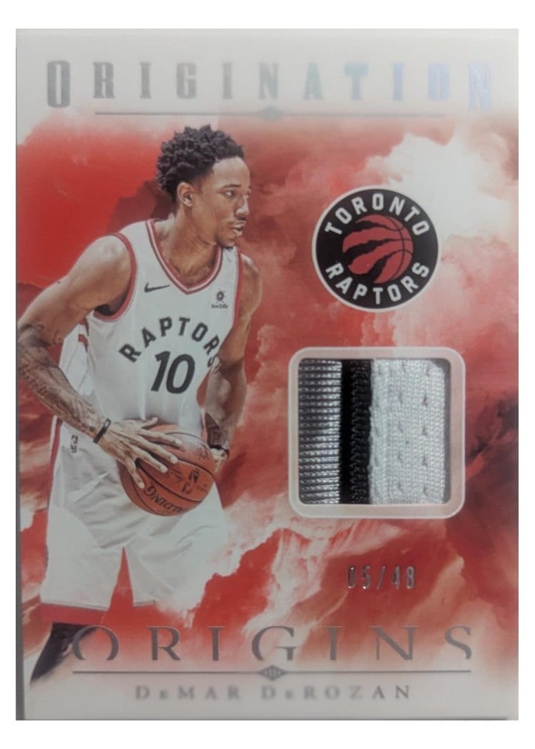 2024-25 Panini Origins Origination Memorabilia Set DeMar DeRozan #OM-DDE card