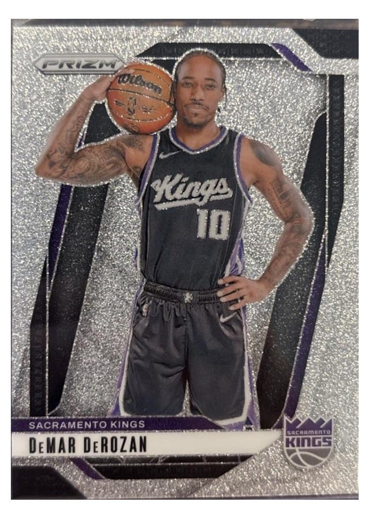 2024-25 Panini Prizm Base Set DeMar DeRozan #117 card