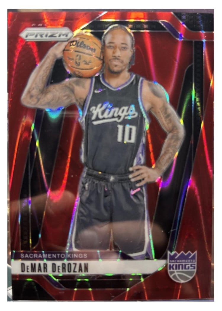 2024-25 Panini Prizm Base Set DeMar DeRozan #117 card